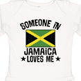thumbnail image 4 of Inktastic Jamaican Vacation Someone in Jamaica Loves Me Boys or Girls Long Sleeve Baby Bodysuit, 4 of 5