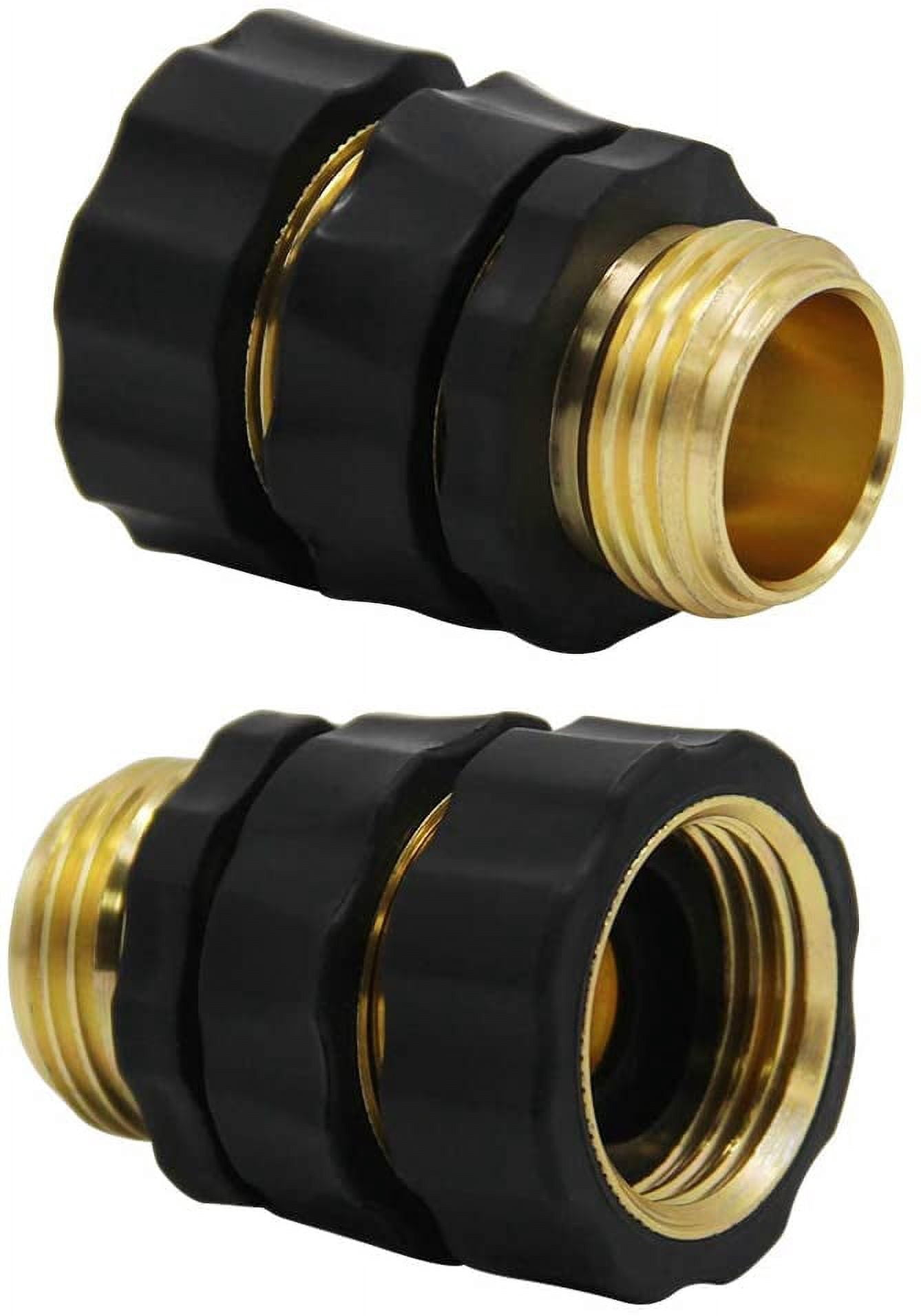 3/4 Inch Garden Hose Fitting Quick Connector Male and Female Set, 4 Set, Garden Hose Adapter, Quick Connect Hose Fittings, Garden Hose Connector, Hose Attachment