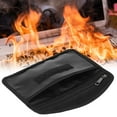 thumbnail image 2 of Fireproof Money Bag - 2 Layers Fireproof Storage Bag Water Resistant Storage Envelope with Zipper for Cash Jewelry Phone Passport, 2 of 7