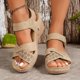 thumbnail image 2 of Bmisegm Cool Slippers Female Soft Soled Non Slip Wear Resisting Flat Beach Flops Lady Sandals Women Slippers Womens Sandals Summer Beige 7, 2 of 7