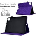 thumbnail image 3 of GSFY Case for 2024 iPad Air 11 Inch 6th Gen (M2), Smart PU Leather Wallet Stand Protective Shell Auto Sleep Wake for iPad Air 11 6th/ iPad Air 10.9 4th &5th/ iPad Pro 11 (2018-2022), Purple TREE, 3 of 8