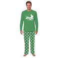 thumbnail image 3 of Dachshund Through The Snow Dog And Human Matching Christmas Pajamas, Cotton And Polyester, Size Newborn To Men 6XL, 3 of 7