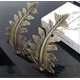 thumbnail image 3 of 1 Pair New European Leaf Curtain Tiebacks Curtain Holdbacks Decorative Wall Hooks Hanger for Drapes Linen Holder Window Treatment Hardware, Bronze, 3 of 5