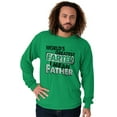 thumbnail image 4 of Funny Worlds Greatest Father Farter Men's Long Sleeve Tee T Shirt Brisco Brands X, 4 of 5