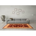 thumbnail image 3 of Ahgly Company Indoor Rectangle Oriental Orange Industrial Area Rugs, 5' x 7', 3 of 4