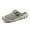 Gray, variant on Men's Canvas Closed-Toe Mule Sandals, Adjustable Buckle Slip-On Clogs with Thick Non-Slip Sole, Casual Footwear for Everyday and Outdoor Wear