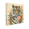 thumbnail image 4 of Stupell Industries Modern Floral Tiger Animals & Insects Painting Gallery Wrapped Canvas Art Print Wall Art, 30 x 30, 4 of 8