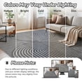 thumbnail image 6 of VUNATE 9'x12' Area Rugs for Living Room Jacquard Textured Modern Rugs Soft Geometric Rug for Bedroom Mid Century Washable Rug Non-Slip Bohemian Carpet Perfect for Dining Room Office, 6 of 6