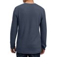 thumbnail image 2 of GIRUNS Men's Long Sleeve Waffle Henley Casual Henley T-shirts for Men, 2 of 6