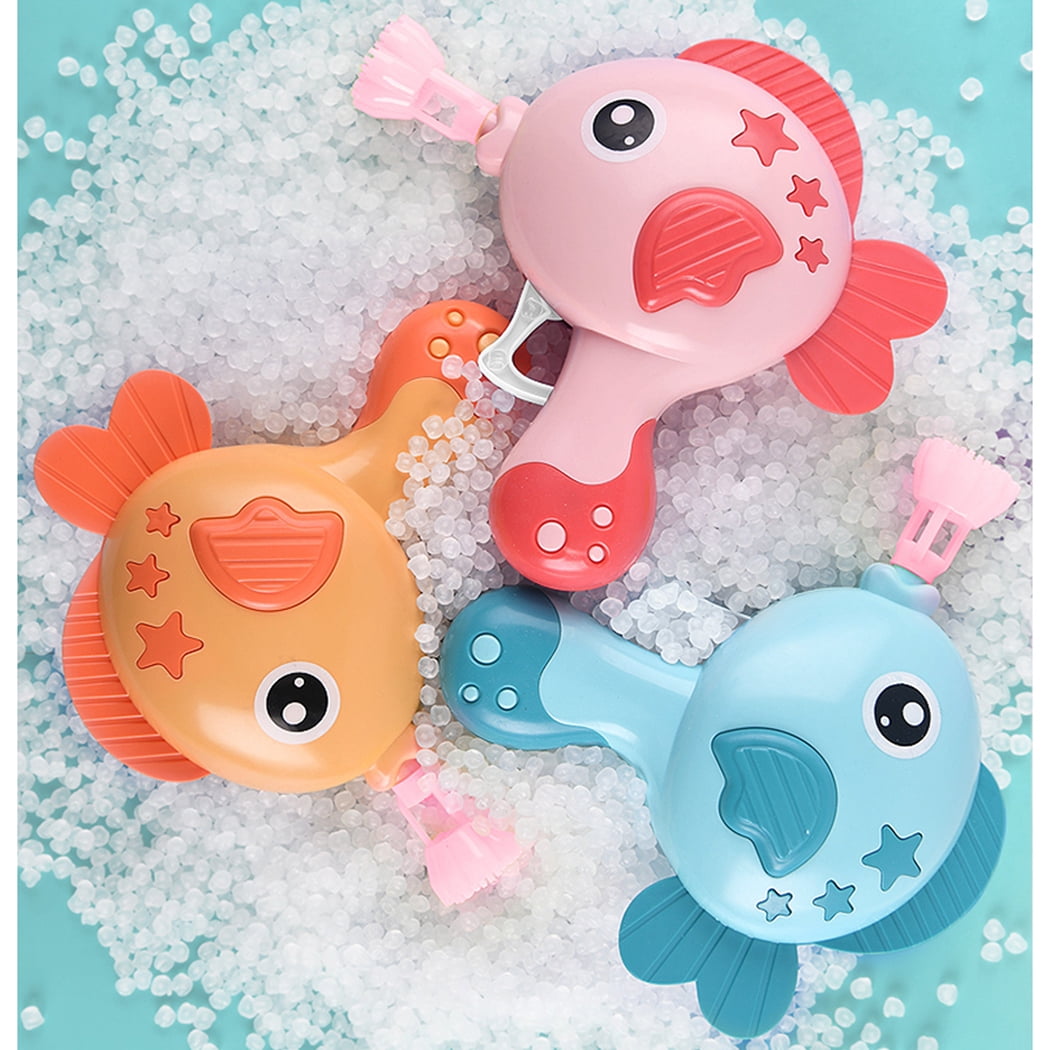 bubble blowing fish toy