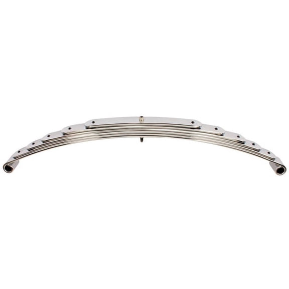 Super Glide® Front Spring, 46 Inch Axle, Standard Eye, Chrome