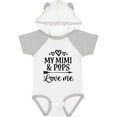 thumbnail image 3 of Inktastic Mimi and Pops Love Me Girls Baby Bodysuit, 3 of 5