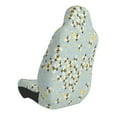 thumbnail image 2 of Wukai Bees Full Set Car Seat Covers with Soft Padding Universal Auto Front Seats Protector and Cushion Mat, 2 of 5