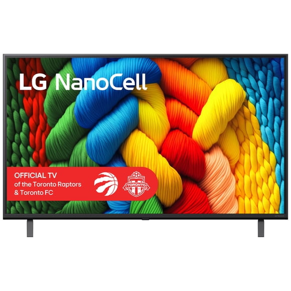 LG 43-Inch NANO80 4K UHD NanoCell Smart TV (2025) - 60Hz, α5 AI Processor 4K Gen 8, webOS 25, HDR10 Pro + Filmmaker Mode, Alexa Built-in, Magic Remote (43NANO80AUA) Open Box