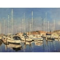 thumbnail image 2 of Strube, Ling 14x12 White Modern Wood Framed Museum Art Print Titled - Netherlands Landscape II, 2 of 4