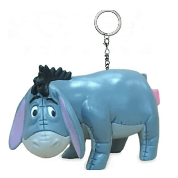 Eeyore Donkey Pvc Key Ring Keychain Figure Figurine Winnie Pooh 4" Charm