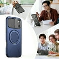 thumbnail image 4 of Hoosue Magnetic for iPhone 17 Pro Max Case (Compatible with MagSafe)(Military Grade Drop Protection) Translucent Matte Shockproof with Anti-Fingerprint Phone Cover 2025, 6 colors, 4 of 5