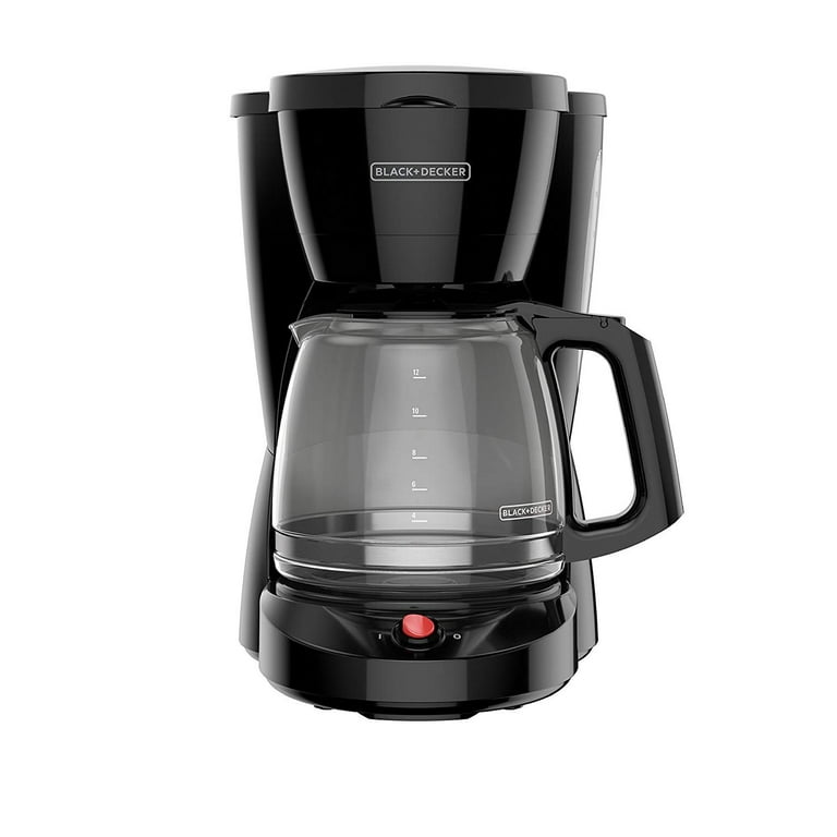 BLACK DECKER 12Cup Programmable Drip Coffee Maker In Black