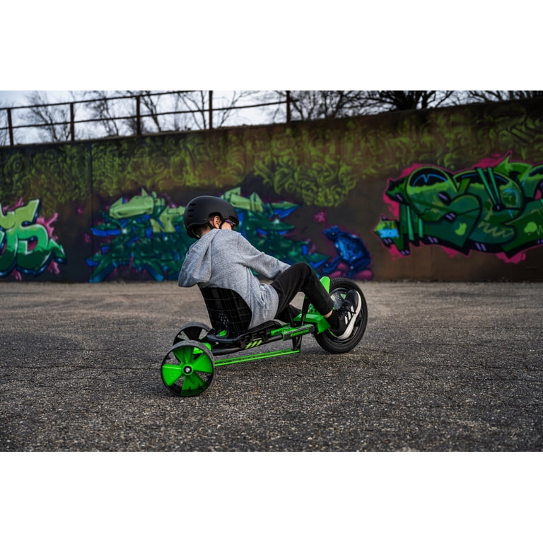 Huffy, Kids Drift Trike, 16‚Äù Green Machine, Green/Black