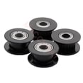 thumbnail image 2 of 1PC 3D Printer Parts 2GT 20 Teeth Idler Pulley black color Width 6mm Bore 5mm with bearing for GT2 Timing belt synchronous Wheel ,Excellent Durability, 2 of 5