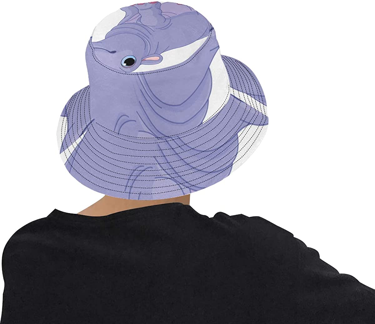 Sun Hat for Adults A Huge Hippopotamus 