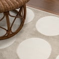 thumbnail image 6 of JONATHAN Y SANDSTONE 8 x 10 Area Rug, Adrian Circle Dot - Beige/Cream, SND105A-8, 6 of 13