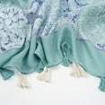 thumbnail image 3 of HSHDLDF Foulard Boho pour Femmes Légère Foulard Imprimée Florale Automne Hiver Mode Châle à Franges, 3 of 5