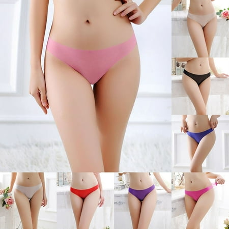 

Jiaroswwei Women Thongs Ultra-thin Mesh Sexy See Through Good Stretch Briefs G-strings for Sleeping