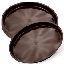 Beaupretty 5Pcs Round Plastic Plant Pot Saucers with Raised Edge for Indoor and Outdoor Home Use