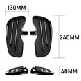 thumbnail image 2 of ALLTIMES Motorcycle Rider Floorboards Driver Foot Rests Pegs for Indian Scout Bobber Sixty 2020 2021, Glossy Black Aluminum+Rubber, 2 of 10
