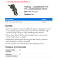 thumbnail image 2 of Fuel Pump - Compatible with 1975 - 1976 Lincoln Continental 7.5L V8, 2 of 2