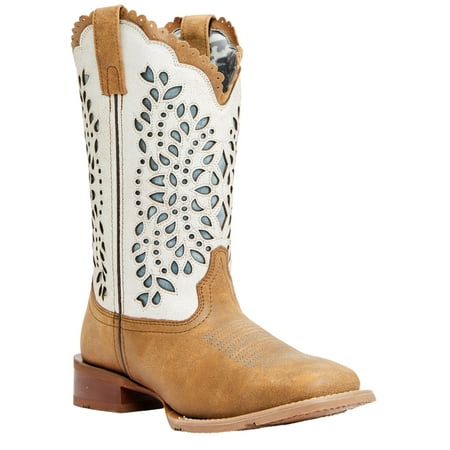 

Laredo Women s Underlay Western Boot Broad Square Toe - 5962 10 M US