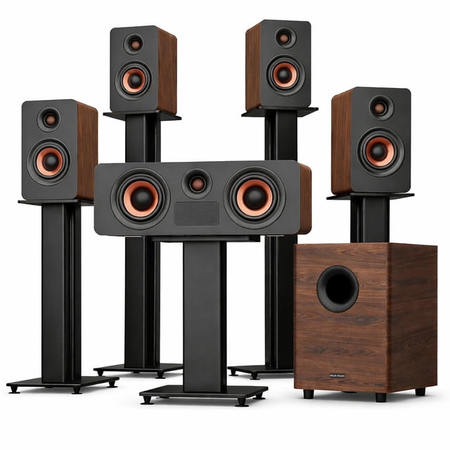 Sistema envolvente Dolby Atmos 5.1.4 de 900 W Hiwill-Audio M514