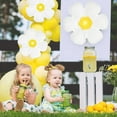 thumbnail image 5 of AOWEE Daisy Balloon Garland Kit, White Gold Balloon Arch Decoration with Daisy Foil Balloon for Bridal Shower Wedding Engagement, 5 of 8