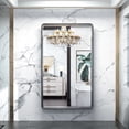 thumbnail image 2 of TokeShimi  Modern Metal Frame Bathroom Vanity Wall Mirror 60x36 - Black, 2 of 5