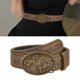 thumbnail image 2 of Unisex Waist Belt Punk Chain for Cowboy Cowgirl Carved Flower Buckle Retro Floral Buckle Waist Chain Belt, 2 of 4