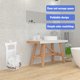 thumbnail image 3 of 1 UNID plegable ropa sucia Cesta de baño Canasta de almacenamiento de ropa de pared, 3 of 6