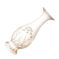 thumbnail image 3 of EeaseMX Jarrón de cerámica de estilo clásico con contenedor decorativo para arreglos florales., 3 of 7