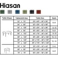 thumbnail image 5 of Rectangle Gingham Tablecloth 60 x 120 Inch, Black Waterproof Checkered Table Cloth, Wrinkle Resistant Washable Wipeable Table Covers for Party Dinner Kitchen Picnic Birthday, 5 of 6