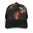 thumbnail image 3 of Naloa Cool Tiger Adult adjustable Print Baseball Hat, Patchwork curved brim baseball capfor Men and Women, One Size, 3 of 5