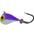 thumbnail image 2 of K&E STOPPER LURES TUNGSTEN-PELKIE ICE JIG / SIZE 14 / PURPLE GLOW / 1 PACK, 2 of 3