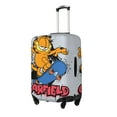 thumbnail image 2 of Cute Anime Cartoon Garfield Travel Suitcase Protective Cover Trunk Case Washable Elastic Luggage Cover Fits Small Suitcase Protector Baggage With Concealed Zipper Gifts, 2 of 5