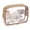 Khaki, variant on Clear Bag for Women Stadium Approved Fanny Pack Waist Belt Bag Transparent Fashion Crossbody Purse with Adjustable Strap for Sports Events Concerts - Black