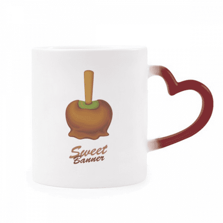 

Brown Green Chocolate Ice Heat Sensitive Mug Red Color Changing Stoneware Cup
