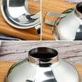thumbnail image 2 of Stainless Steel Canning Funnel, 2pcs Wide-Mouth Funnels for Mason Jars with Handle Food Funnel Set for Kitchen Use for Liquid, Beans, Jams, Dry Ingredients, etc., 2 of 9