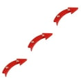 thumbnail image 4 of tamizeot Bike Spokes Reflective Sheet Cycling Safe Warning Accessories blue red 15cm 3Set, 4 of 6