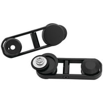 Kuryakyn FLHX Matte Black Adjustable Drop Mirror Mount (6576)