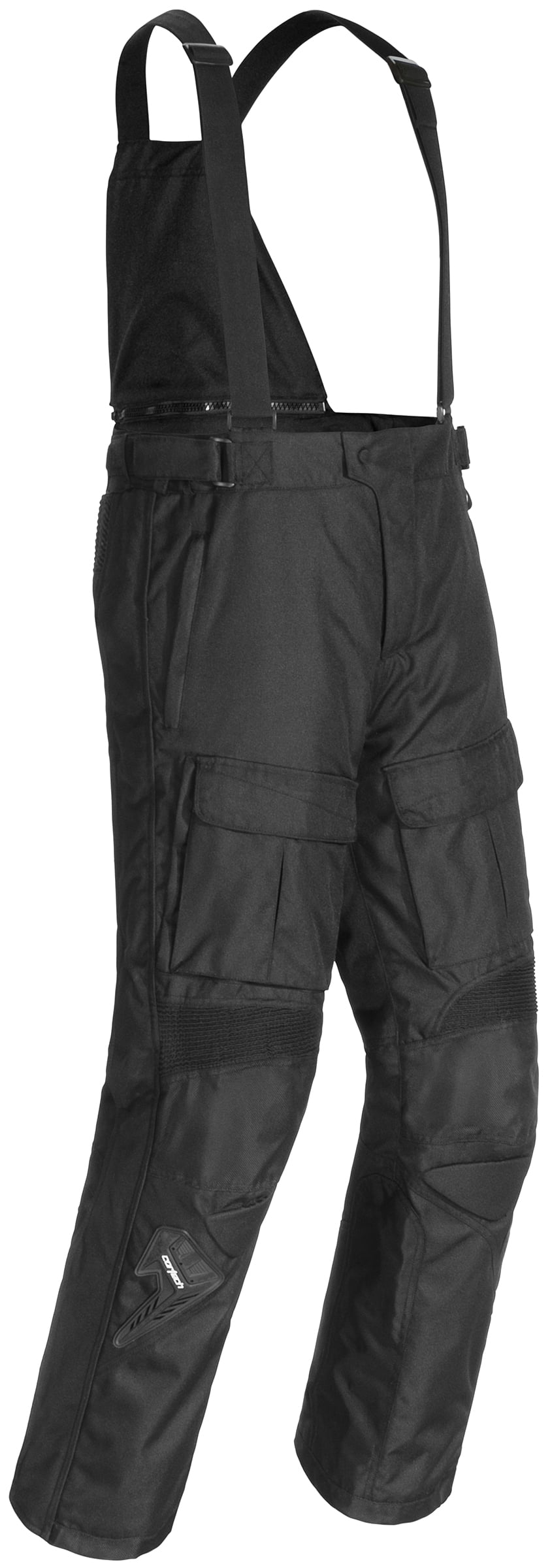 Cortech Mens Black Journey 2.1 Snowmobile Bibs Snowcross