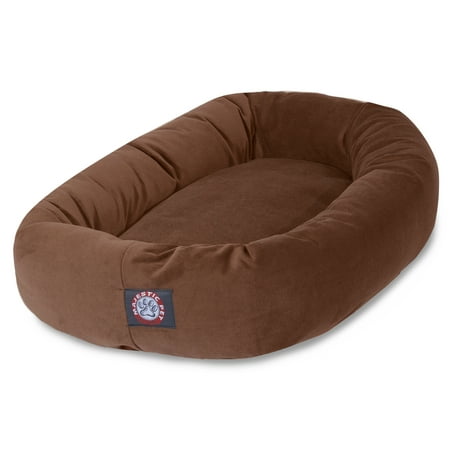 UPC: 0788995674023 | Majestic Pet Suede Bagel Dog Bed