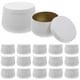 thumbnail image 2 of Caja de hojalata redonda de 24 piezas con tapa, 4 oz, para almacenar hojas de té, 2 of 6
